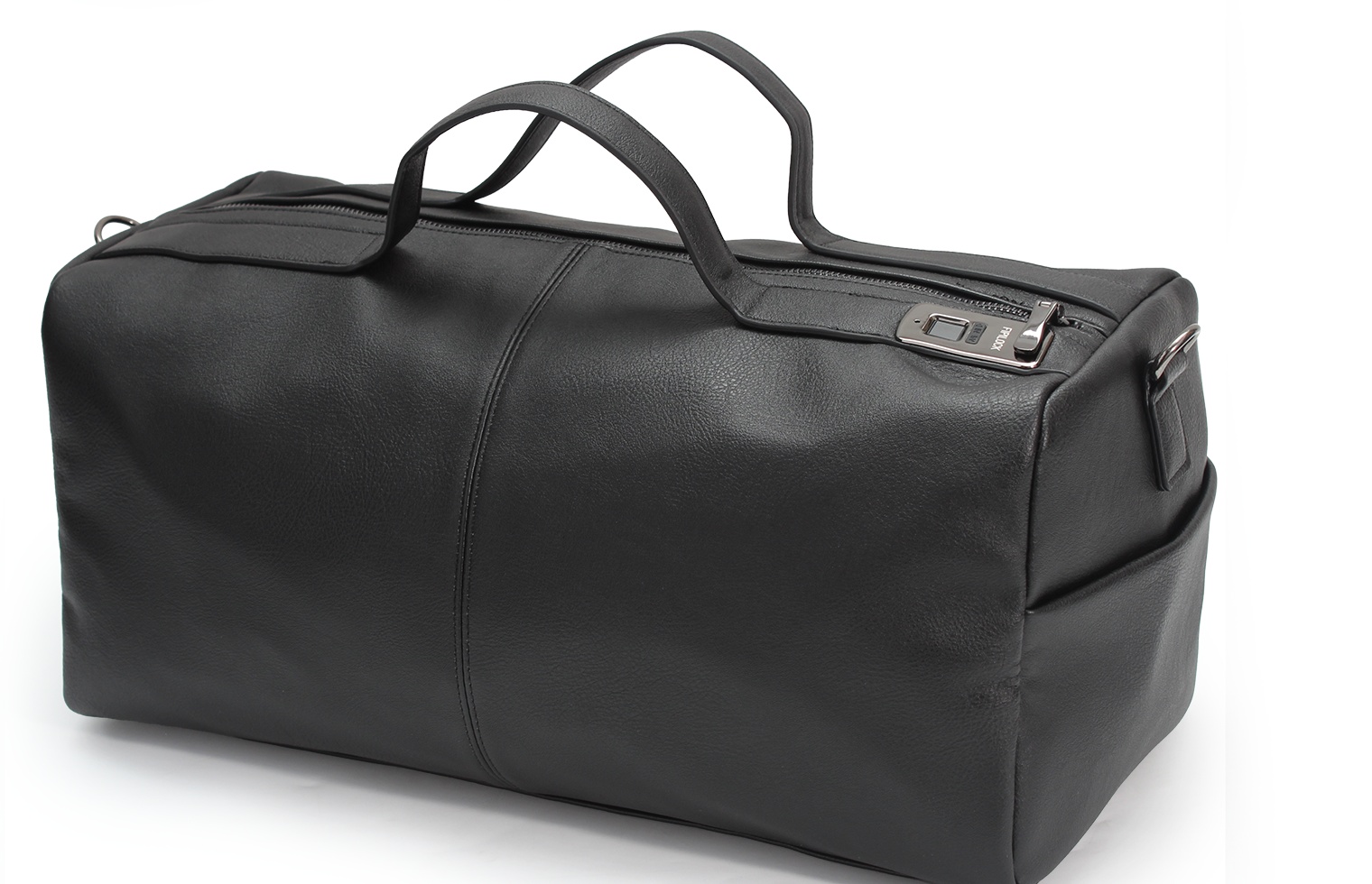 The Biometric Security Weekender Duffel in Matte Black